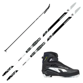 2023 Rossignol X-Tour Escape R-Skin XC Skis w/ Fischer Comfort Boots and Poles