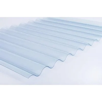 3" PVC Corrugated Lightweight Sheeting 2.750m x 762mm x 0.8mm