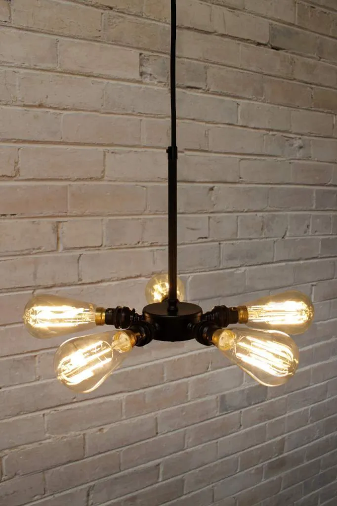 5 Light Lamp Holder Pendant