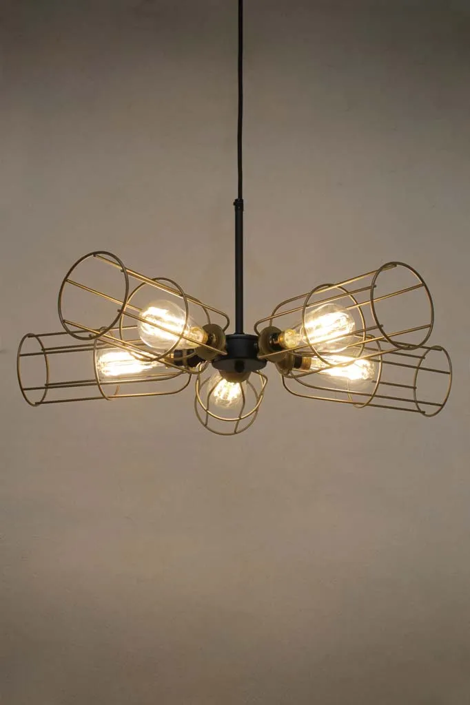 5 Light Lamp Holder Pendant