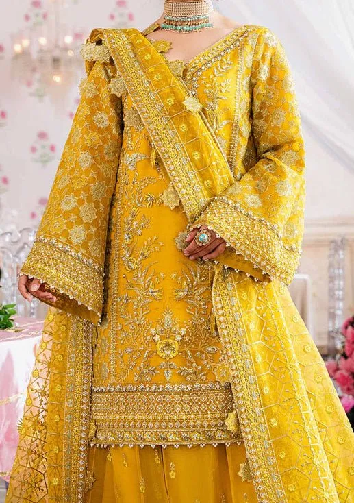 Akbar Aslam Meena Pakistani Organza Lehenga Suit