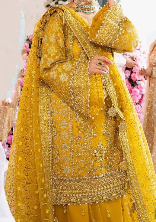 Akbar Aslam Meena Pakistani Organza Lehenga Suit
