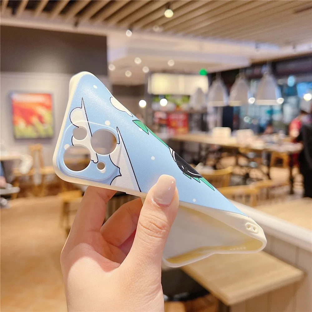 Anymob iPhone Blue Astronaut Case Cartoon Soft Cover