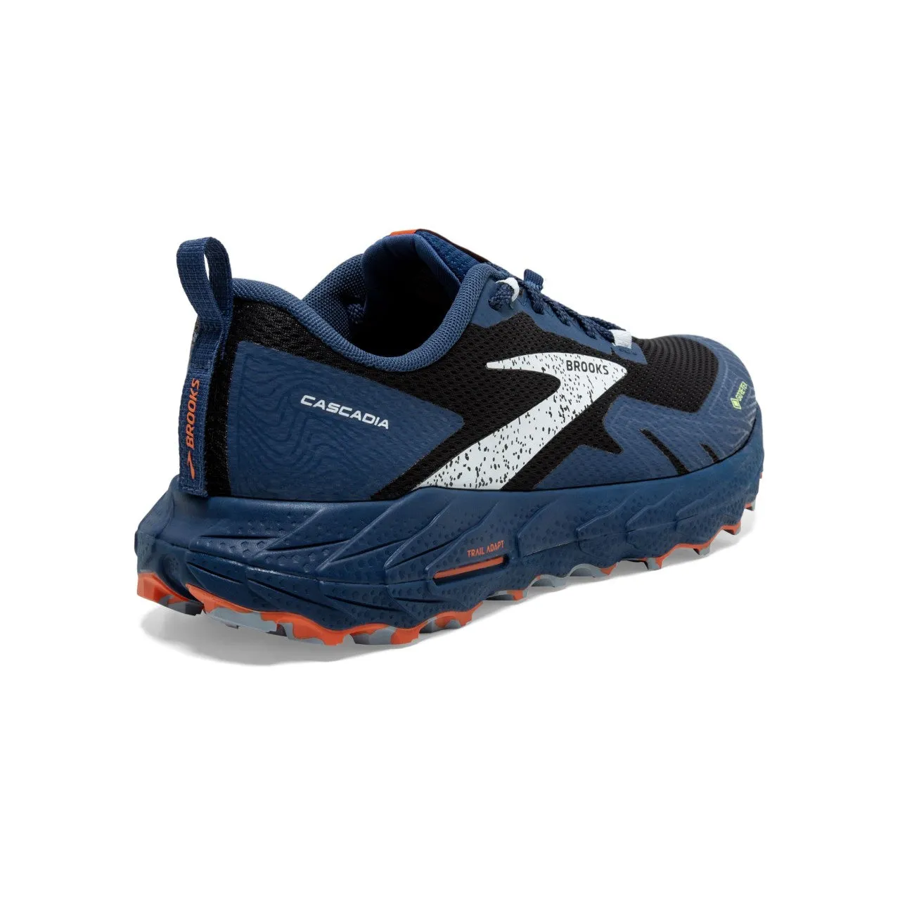 Brooks Cascadia 17 GTX (Men's) - Black/Blue/Firecracker