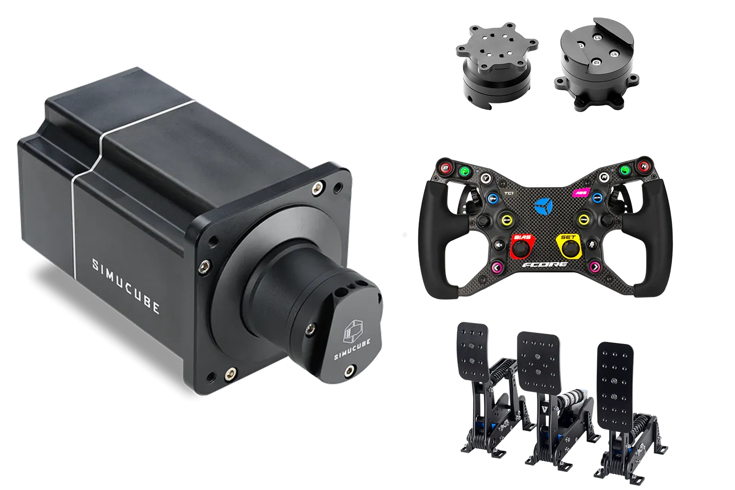 Bundle - Wheelbase, Wheel and Pedal Set