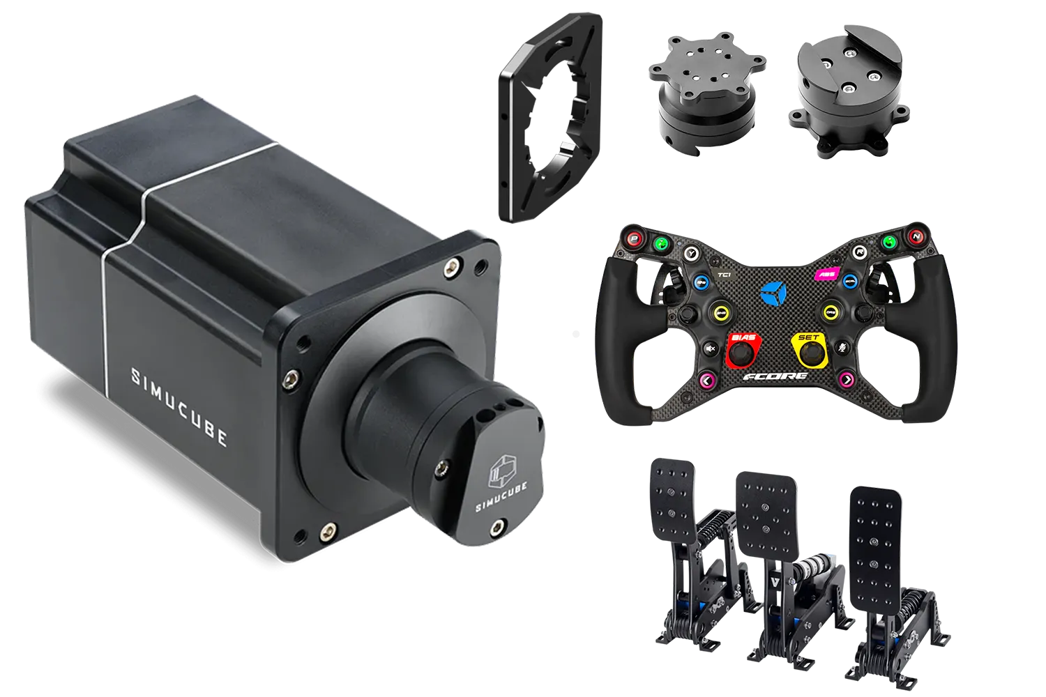 Bundle - Wheelbase, Wheel and Pedal Set