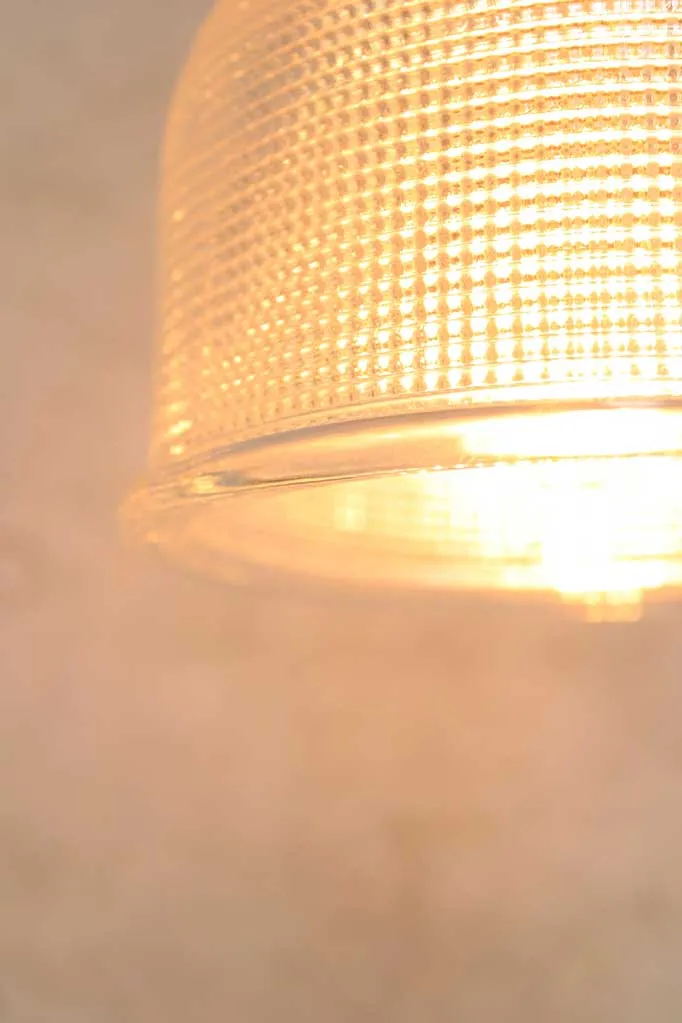 Chapman Glass Woodtop Pendant