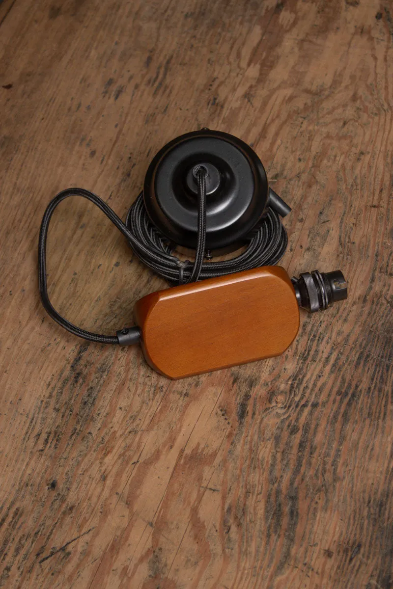 Chapman Glass Woodtop Pendant