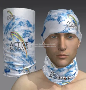 Customize tubular face shield neck gaiters with your logo low MOQ #22213-19