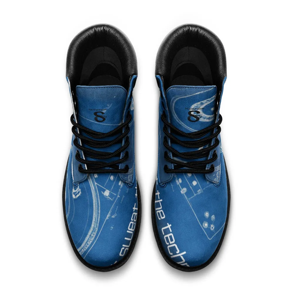 DUO MODERN Scorpion Athletics "Don't Sweat The Technique" Casual Leather Lightweight Boots TB