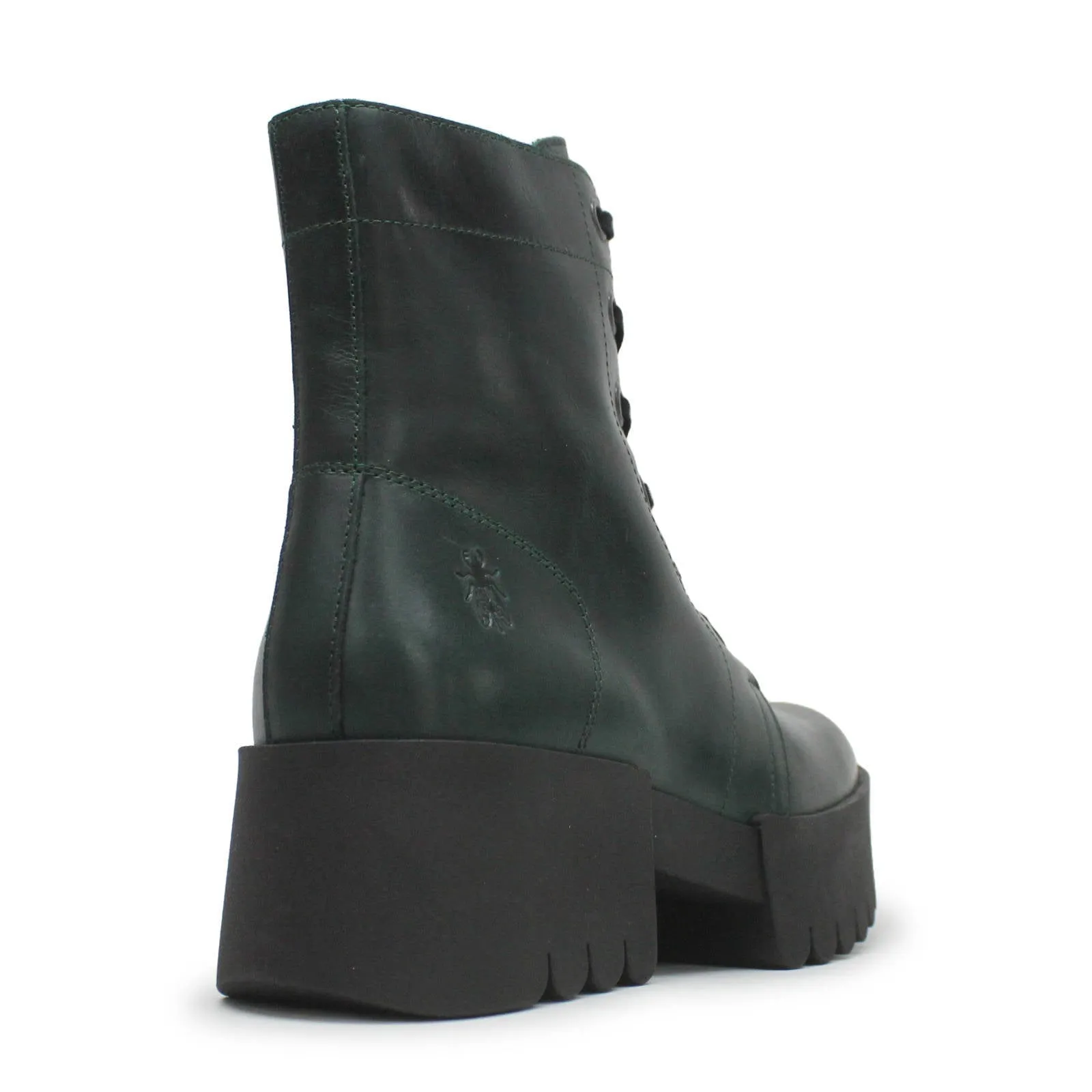 ELVU140FLY Rug Leather Women's Ankle Boots