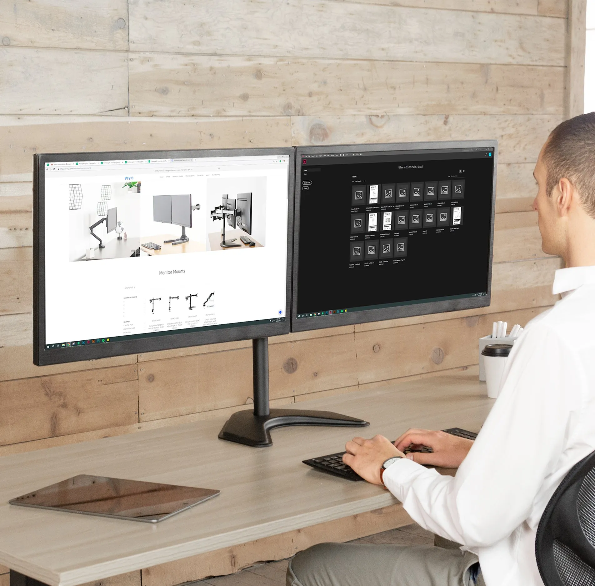 Freestanding Base for Monitor Mount