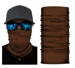 G58 Heather Brown Gaiter Mask