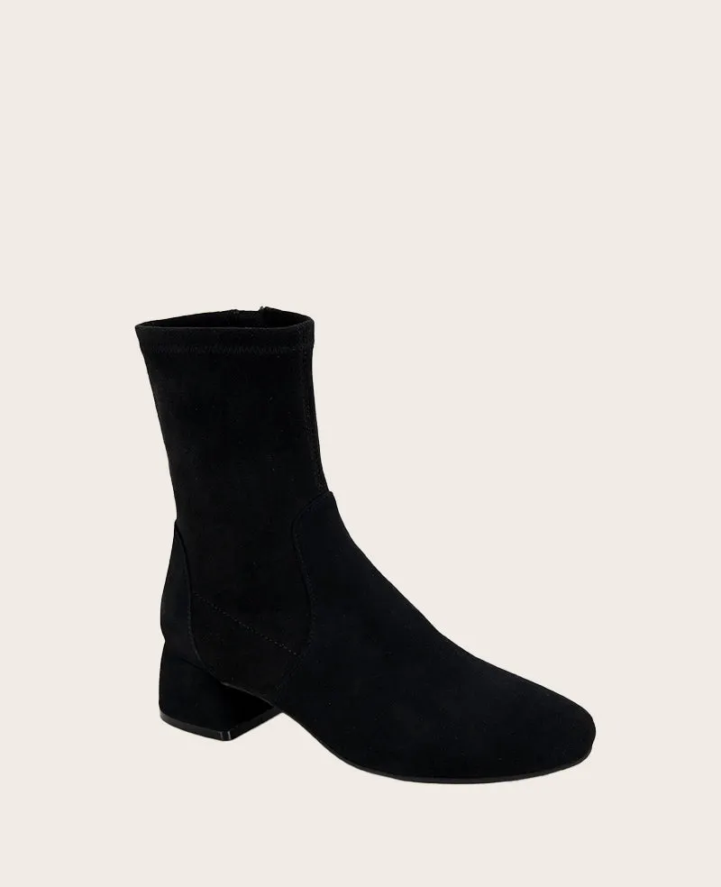 GENTLE SOULS - Emily Suede Side Zip Boot