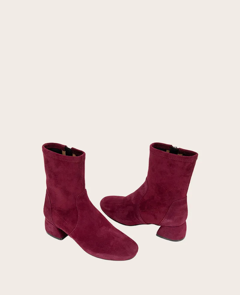 GENTLE SOULS - Emily Suede Side Zip Boot
