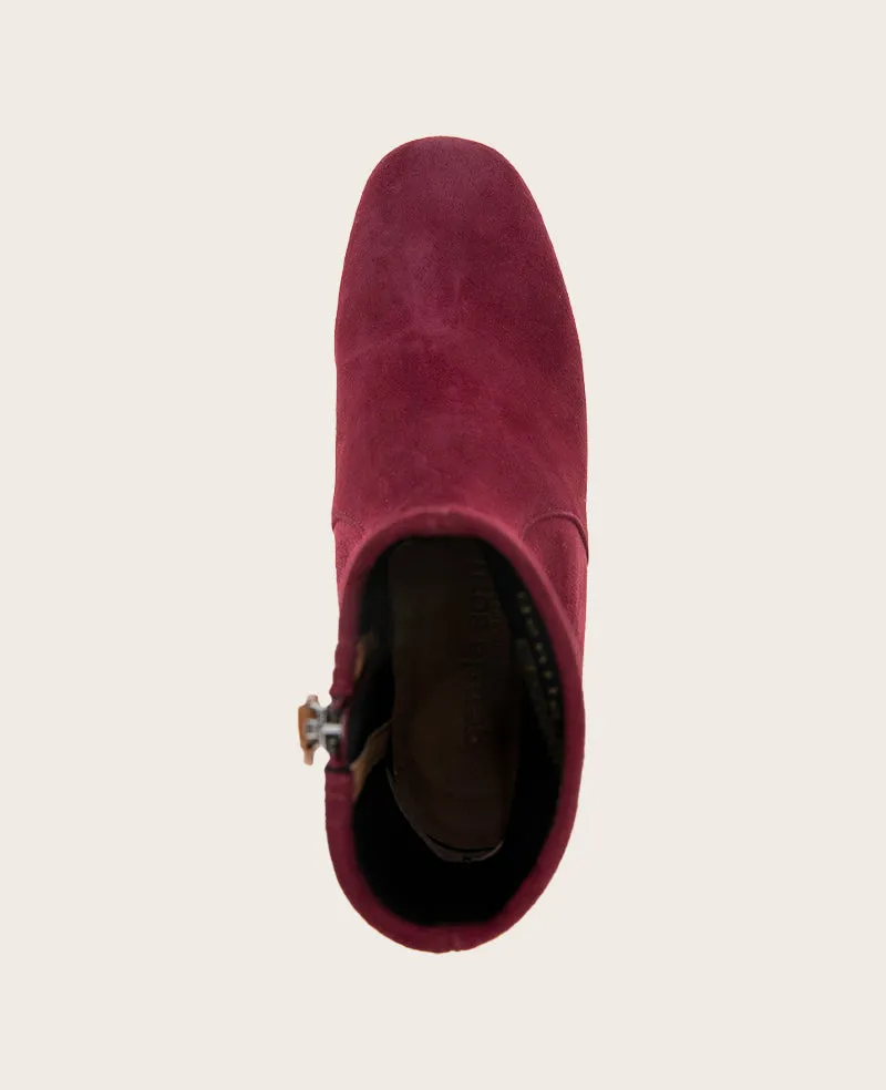 GENTLE SOULS - Emily Suede Side Zip Boot