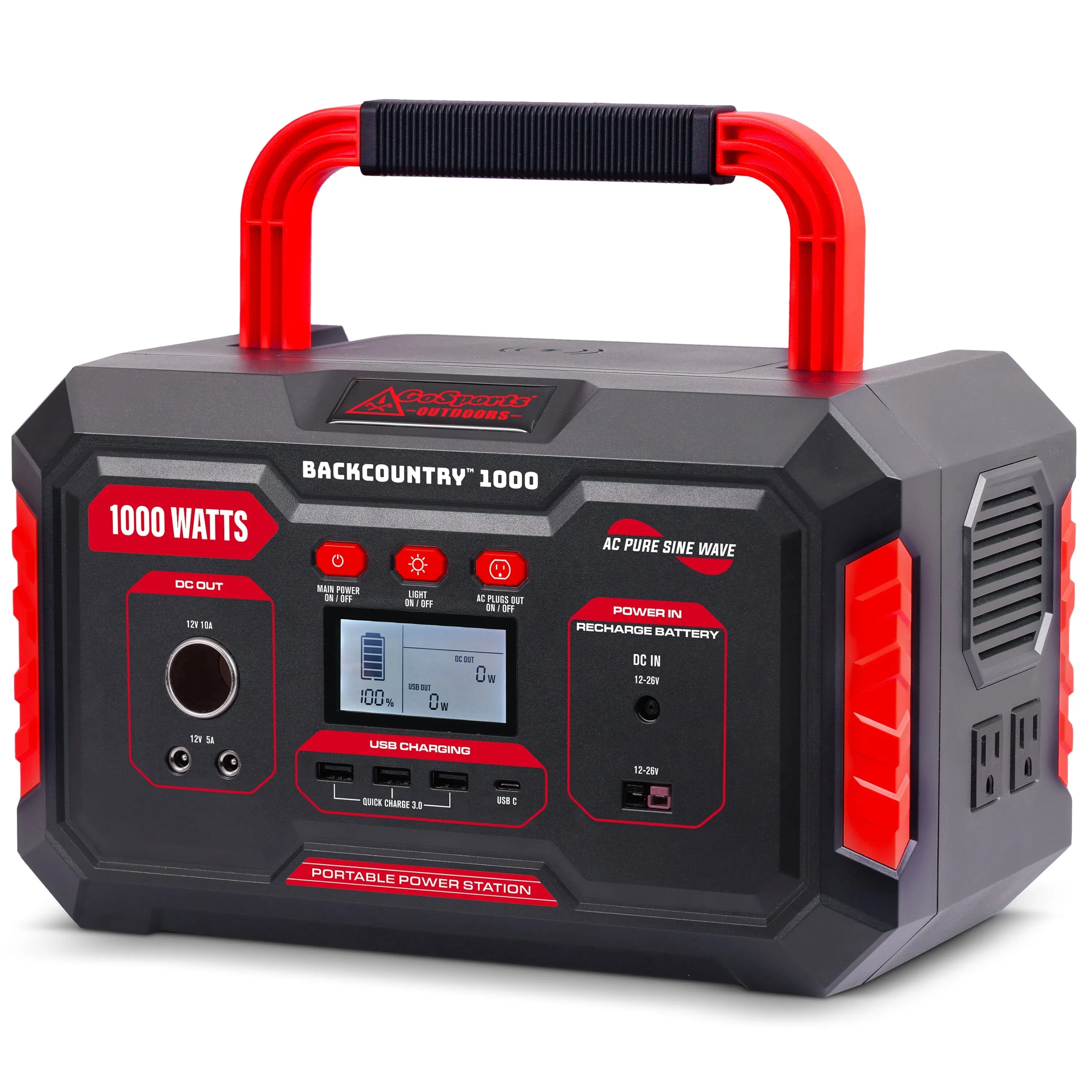 GoSports Outdoors Backcountry 1000W