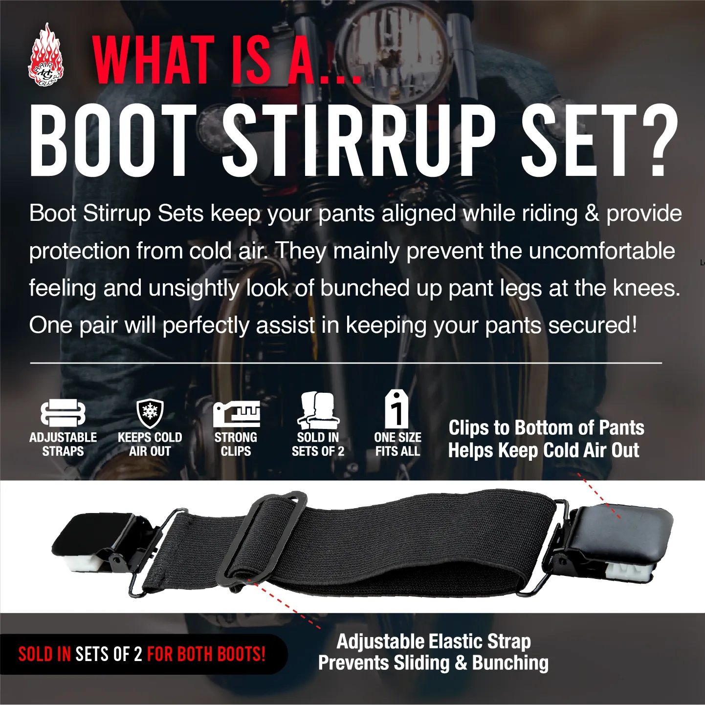 HG Skull Boot Stirrup Set