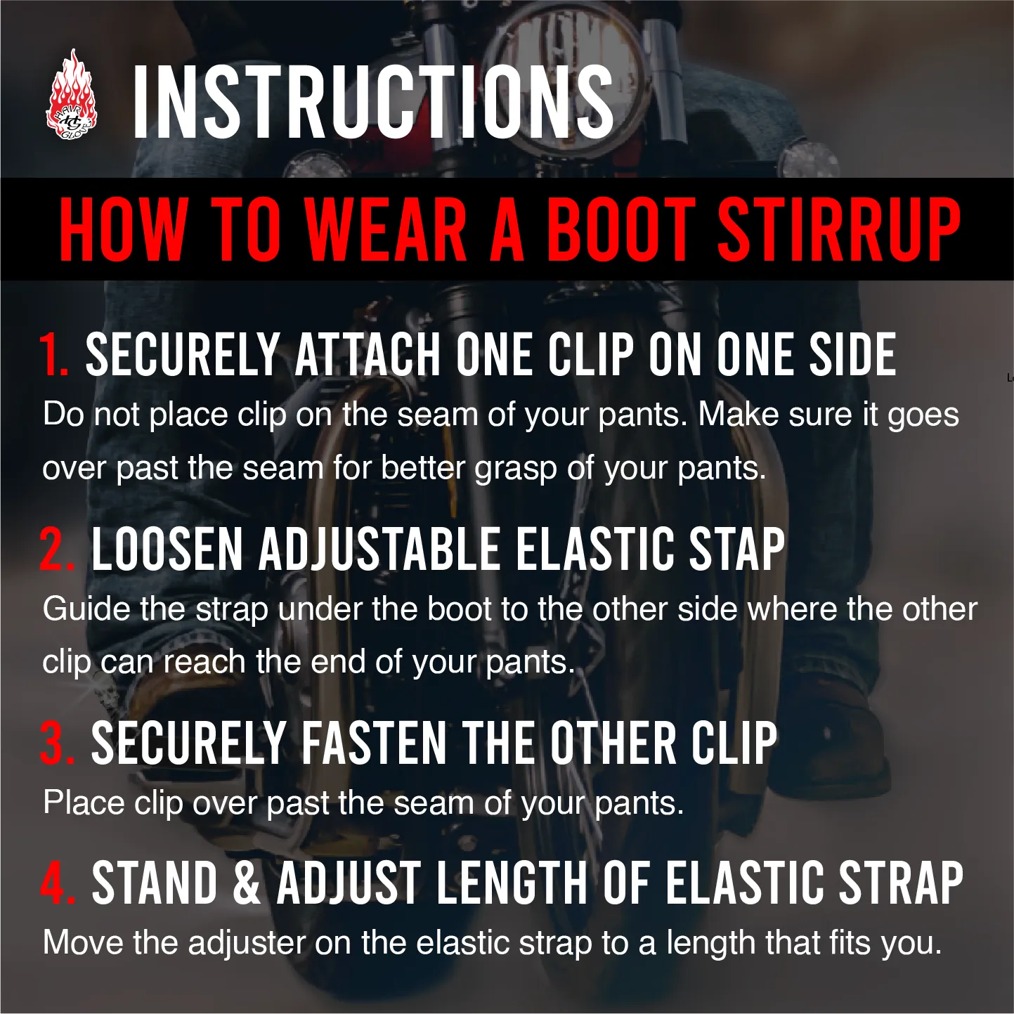 HG Skull Boot Stirrup Set