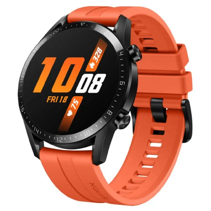 Huawei Watch GT 2 Sport (Bluetooth, 46mm, Orange Strap, Special Import)