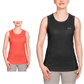 Jack Wolfskin Womens Singlet Top Sleeveless Active Sports Gym Running