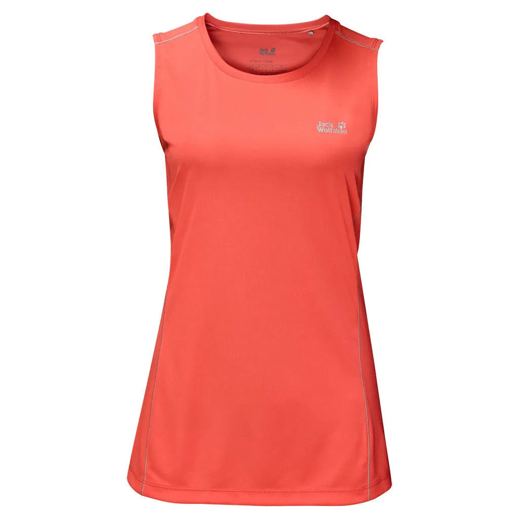 Jack Wolfskin Womens Singlet Top Sleeveless Active Sports Gym Running