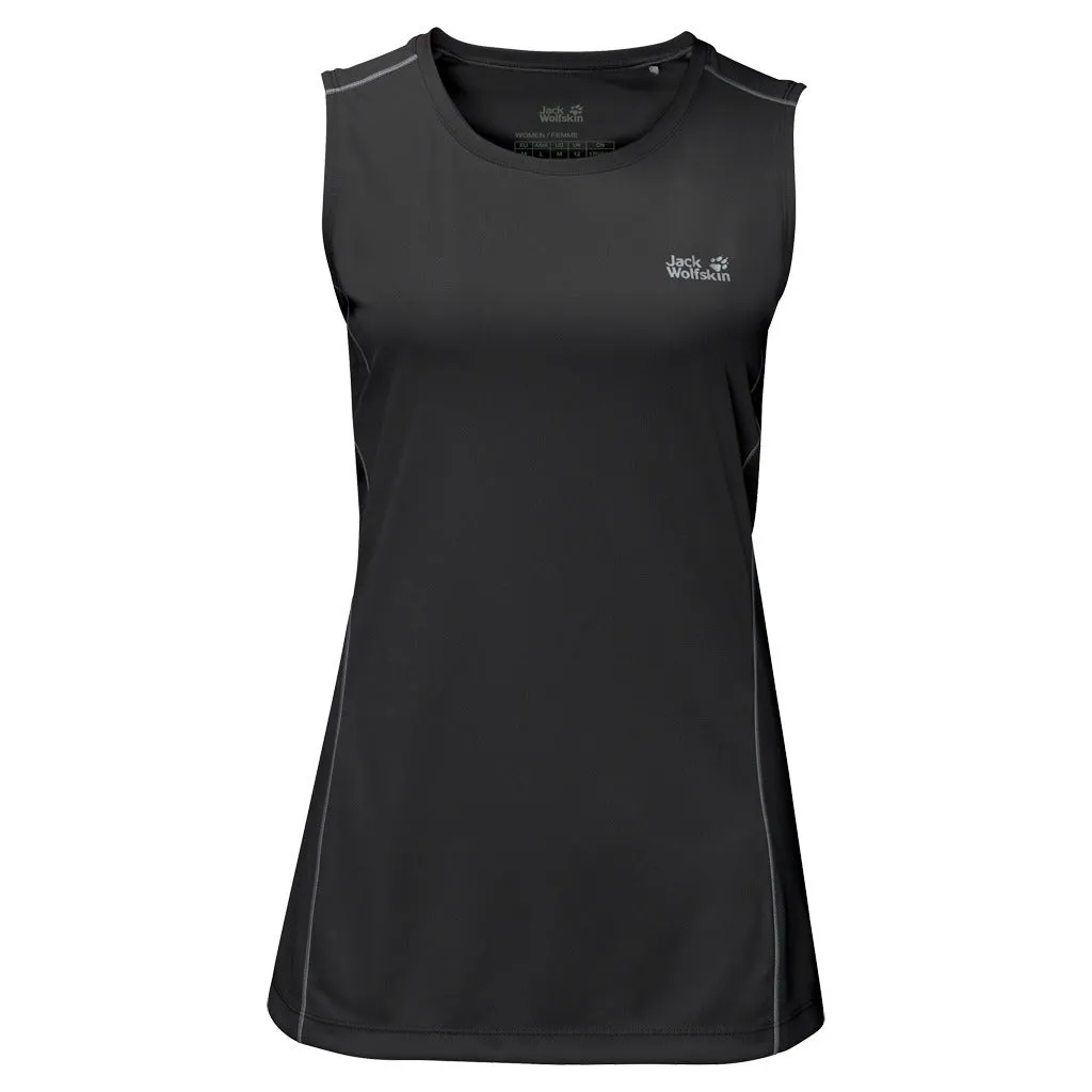 Jack Wolfskin Womens Singlet Top Sleeveless Active Sports Gym Running
