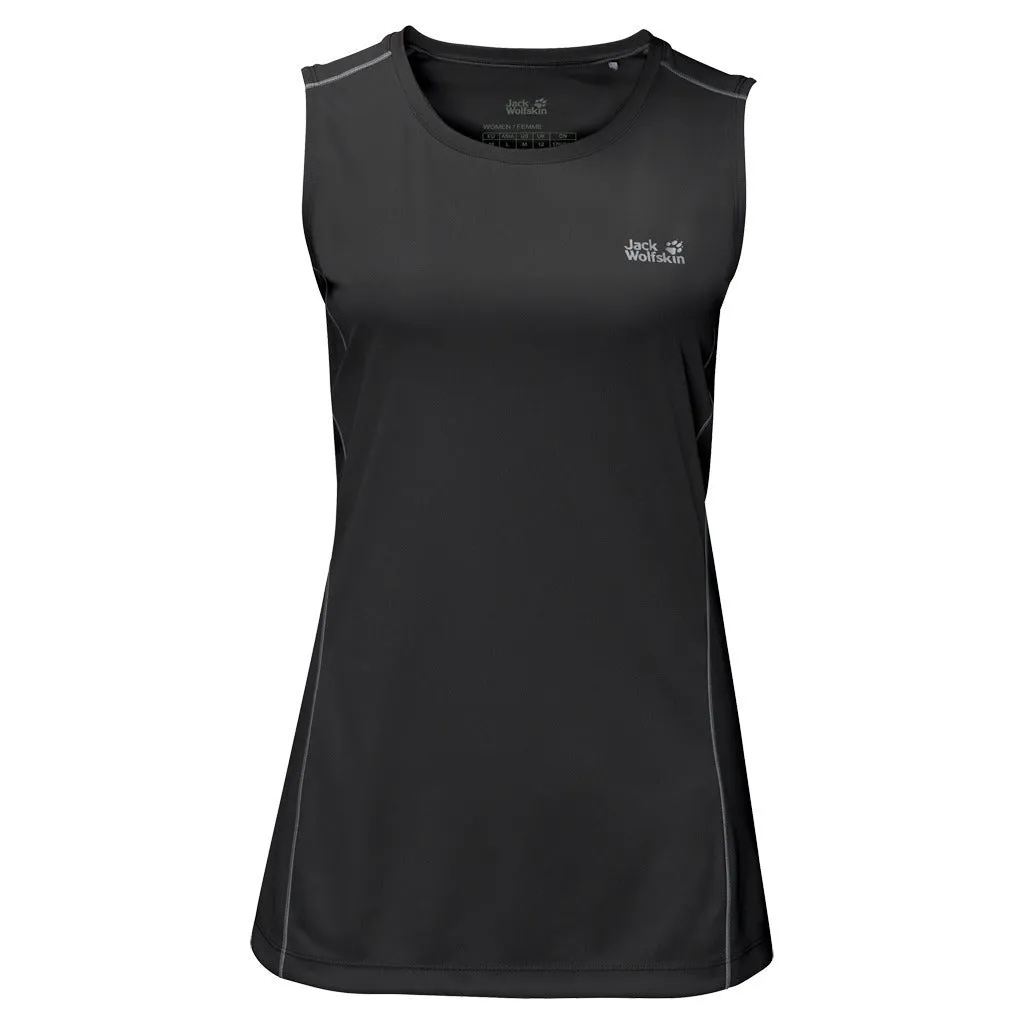Jack Wolfskin Womens Singlet Top Sleeveless Active Sports Gym Running