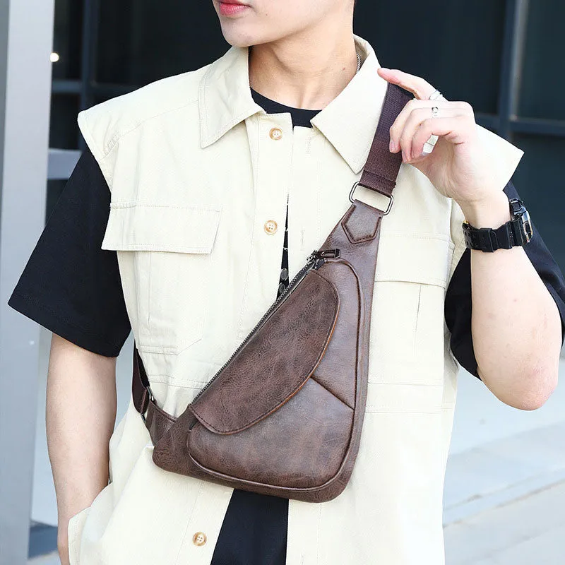 Large Capacity Lightweight Anti-theft Durable Business Sling Bag