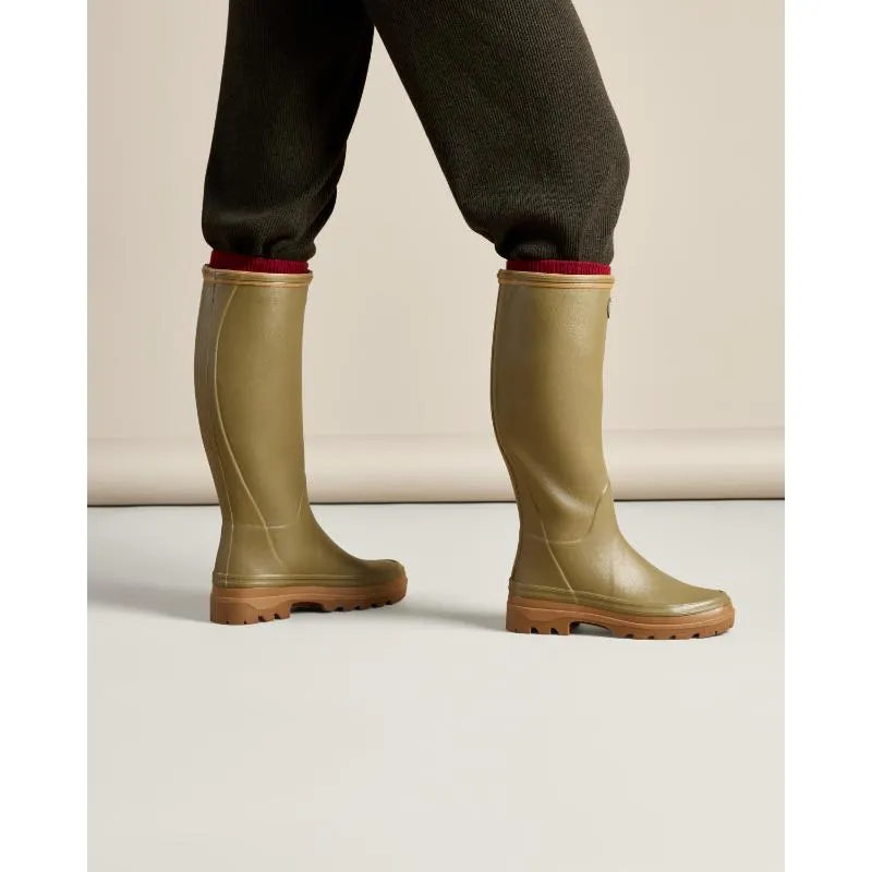 Le Chameau Giverny Jersey Lined Ladies Boot - Iconic Green
