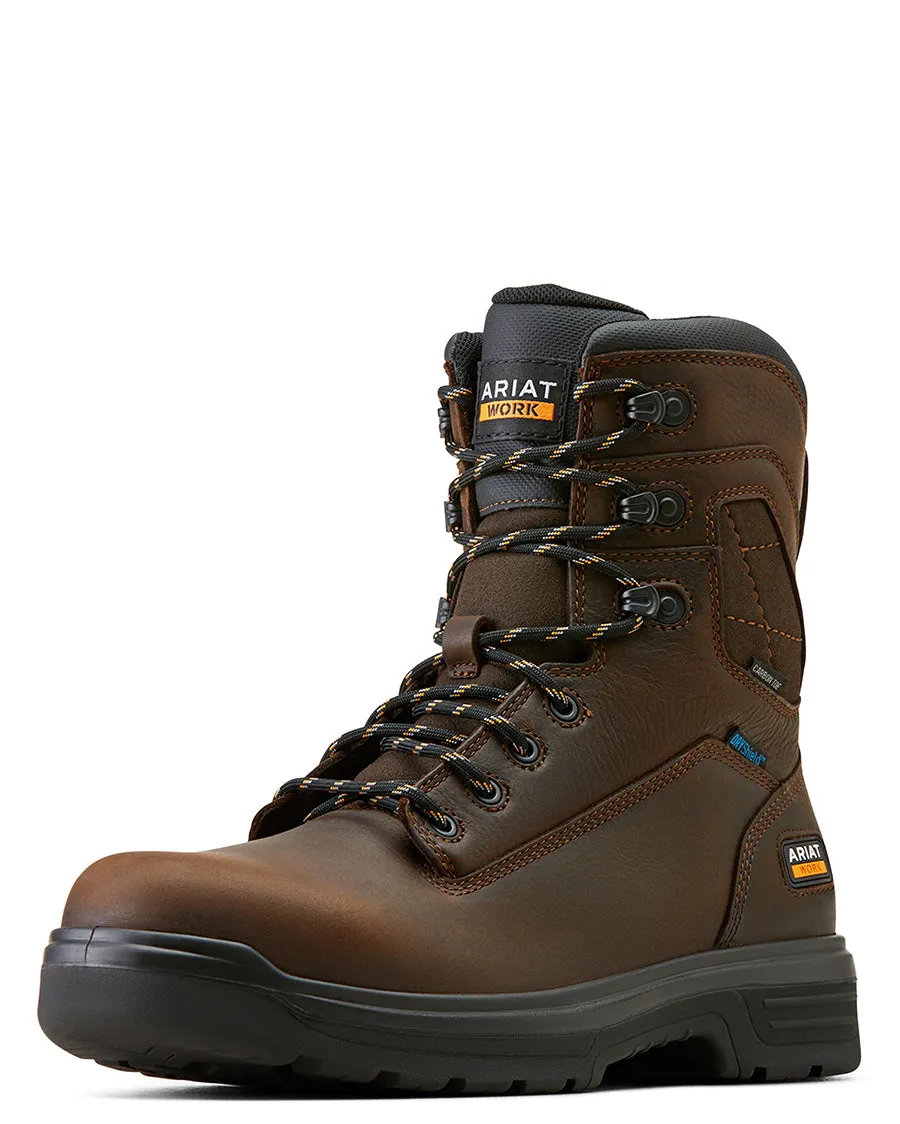 Men's Turbo 8" Waterproof Carbon Toe Work Boots