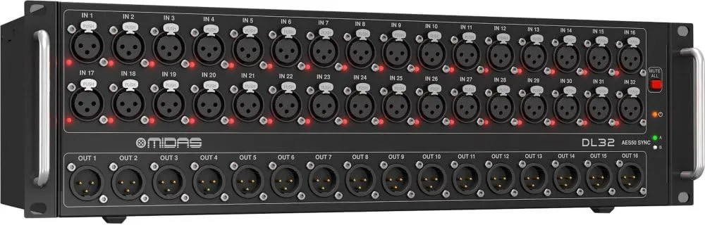 Midas DL32 32-input / 16-output Stage Box