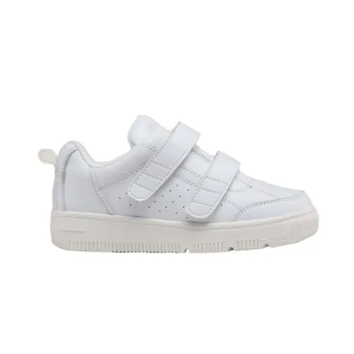 Mt. Emey 2603-V White -  Children Straight Last Athletic Shoes with Elastic Laces