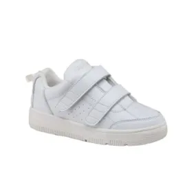Mt. Emey 2603-V White -  Children Straight Last Athletic Shoes with Elastic Laces