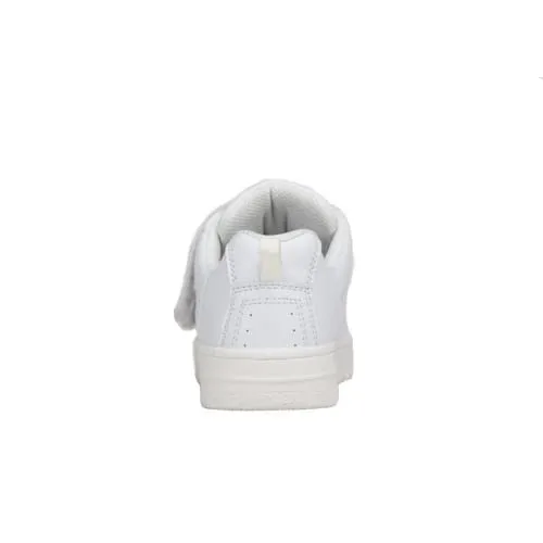 Mt. Emey 2603-V White -  Children Straight Last Athletic Shoes with Elastic Laces
