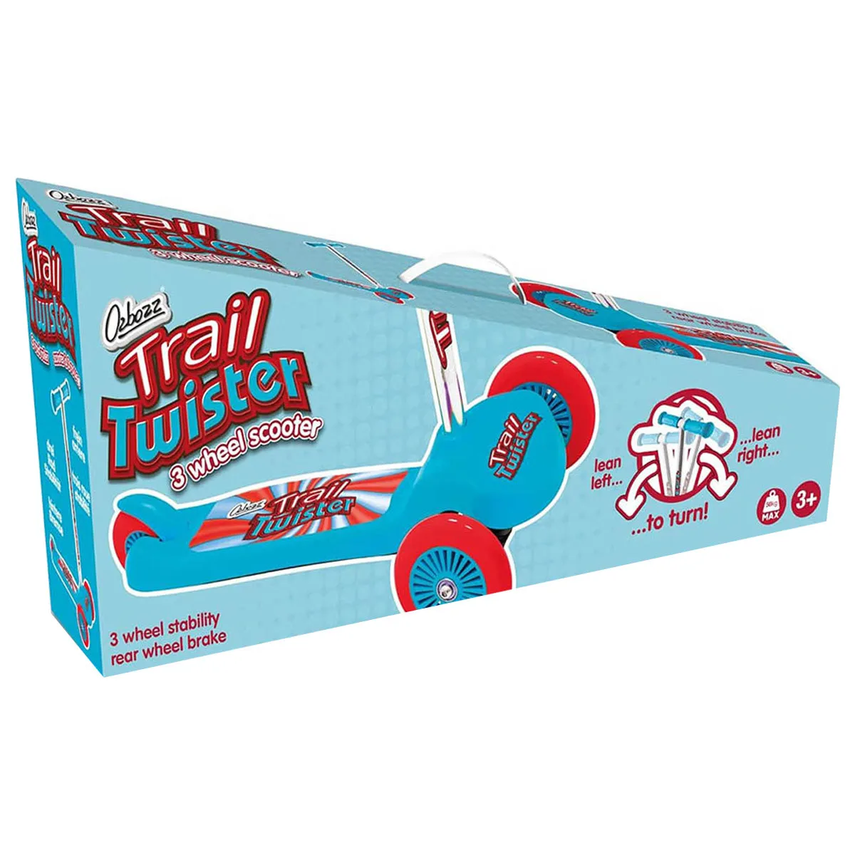 Ozbozz Trail Twister 3 Wheel Scooter