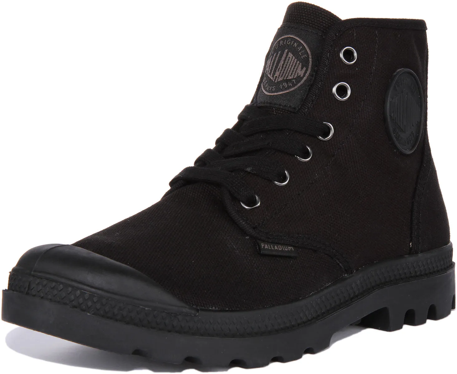 Palladium Pampa Hi In Black Black For Men