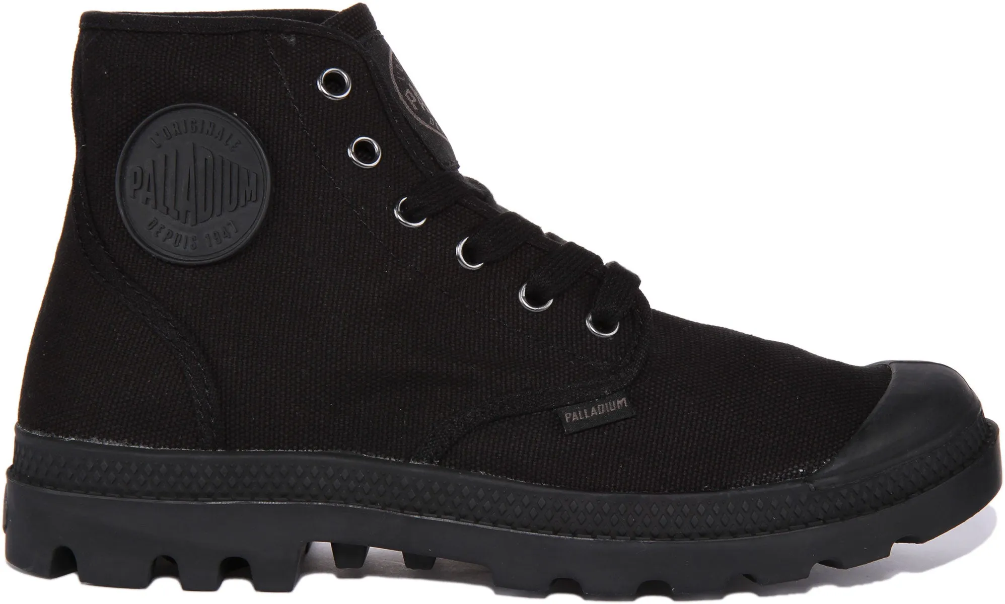 Palladium Pampa Hi In Black Black For Men