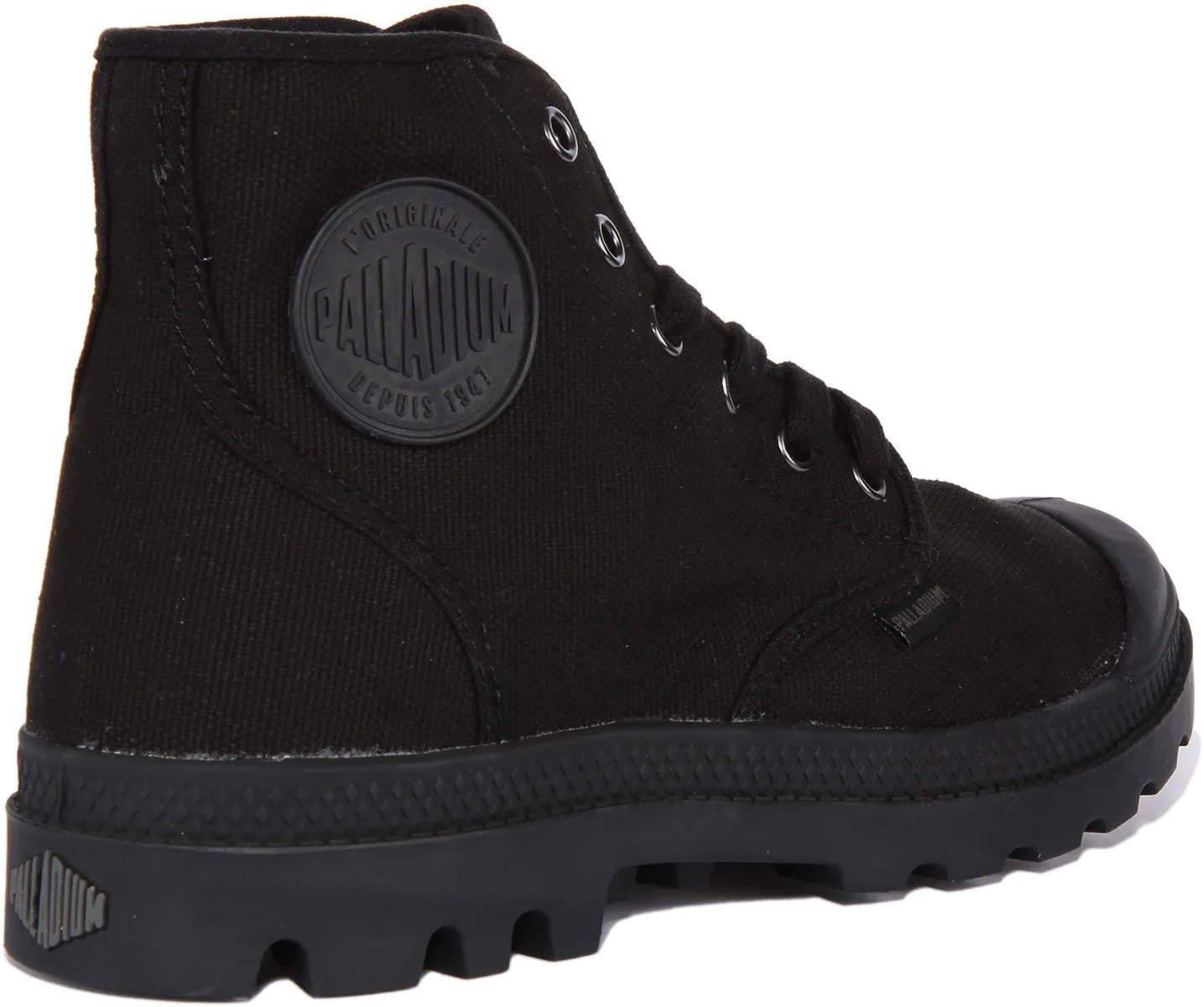 Palladium Pampa Hi In Black Black For Men