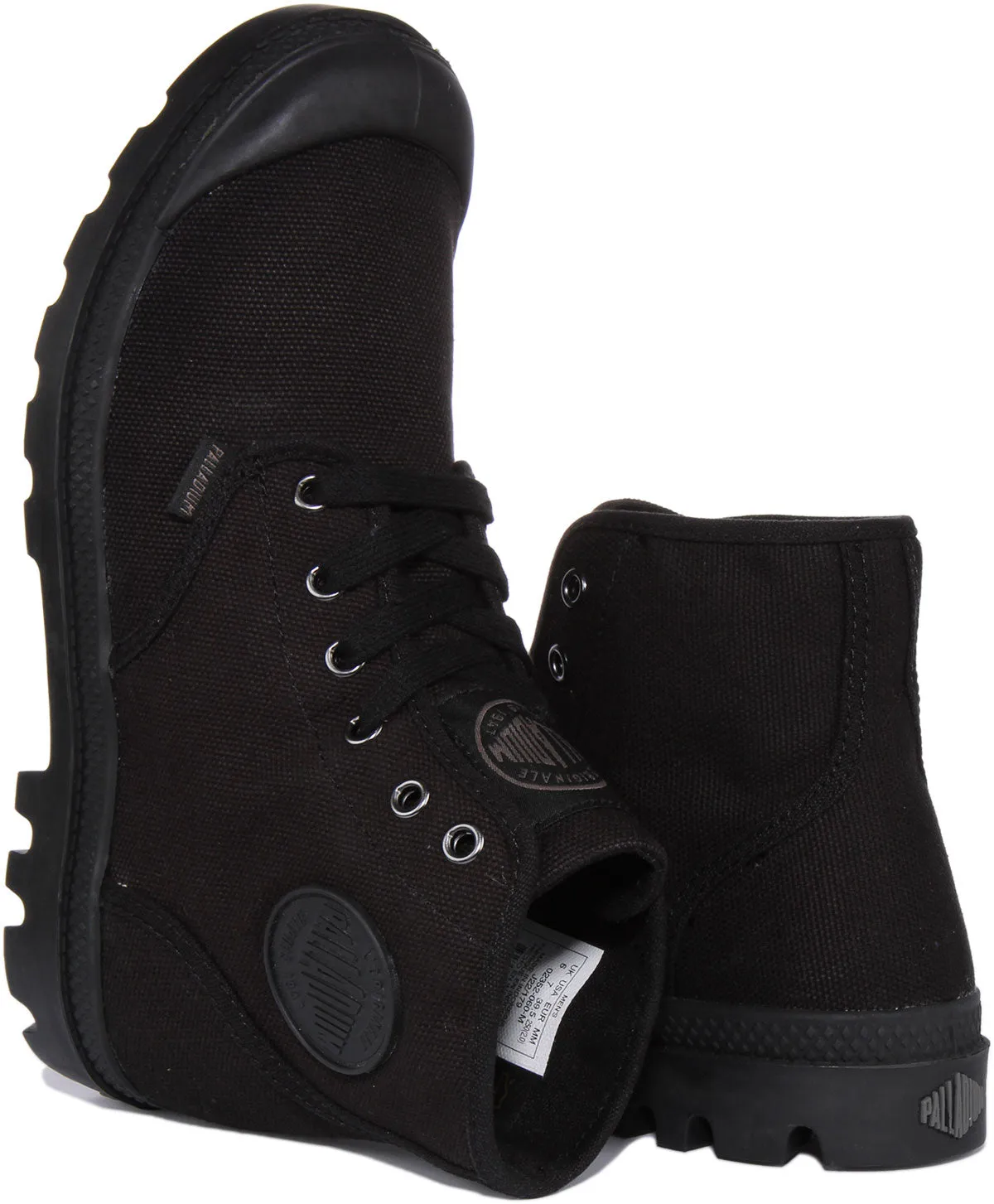 Palladium Pampa Hi In Black Black For Men