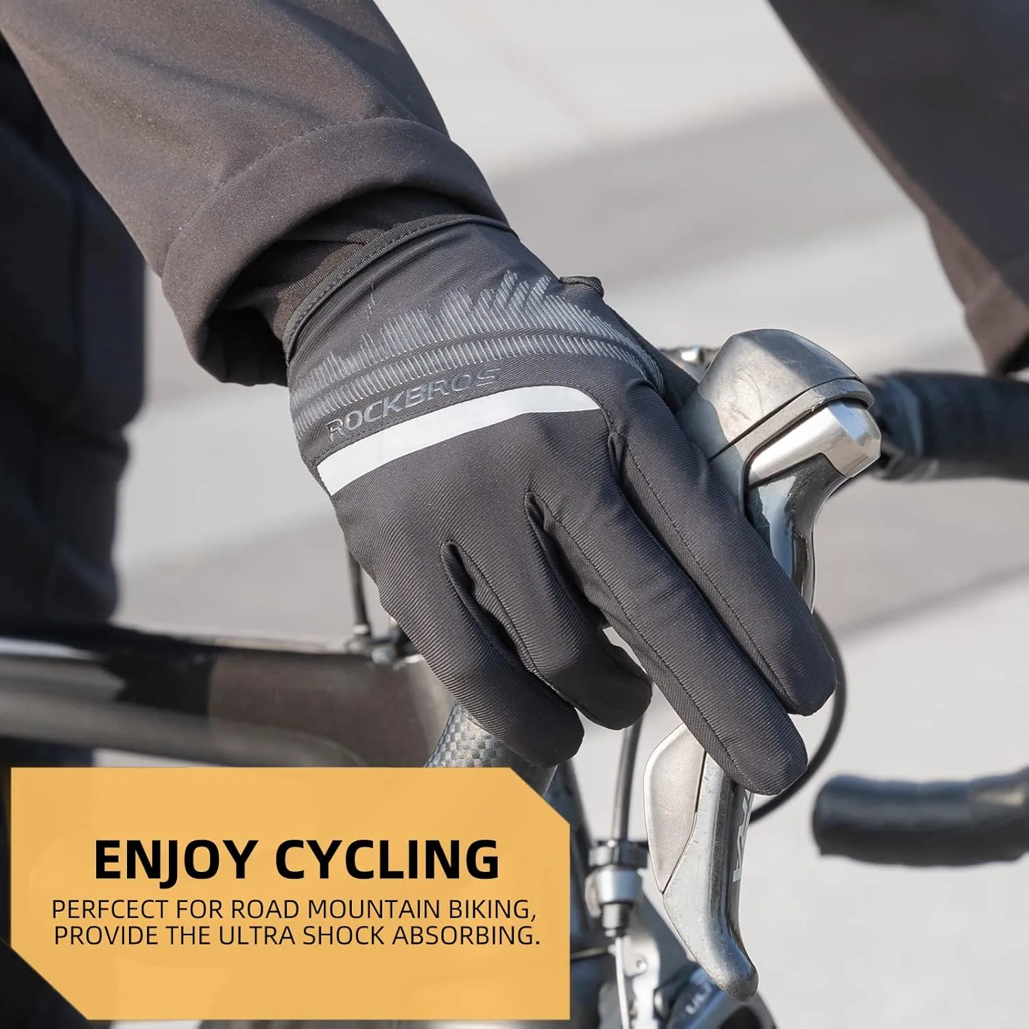 ROCKBROS Cycling Gloves Shock Absorbing Breathable
