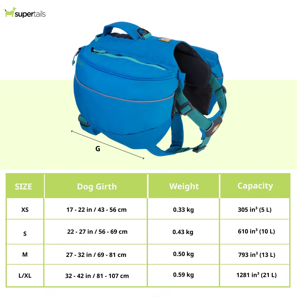 Ruffwear Approach BackPack for Dogs (Blue Dusk)