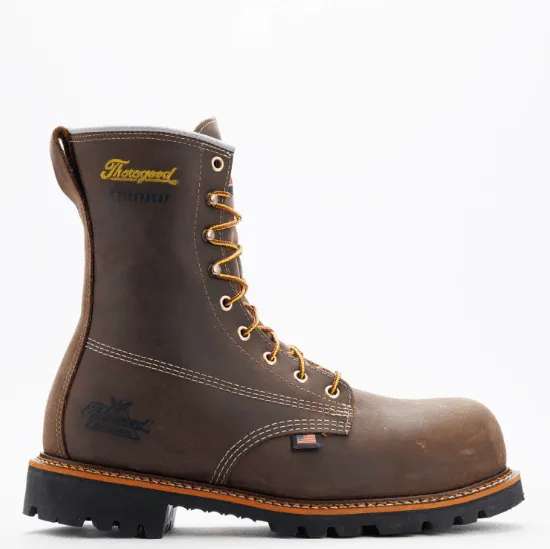 Thorogood  American Legacy 8" Crazyhorse Waterproof Nano Toe Safety Work Boots 804-4248