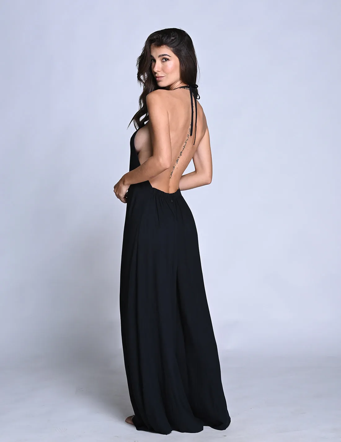 Trail Romper Black