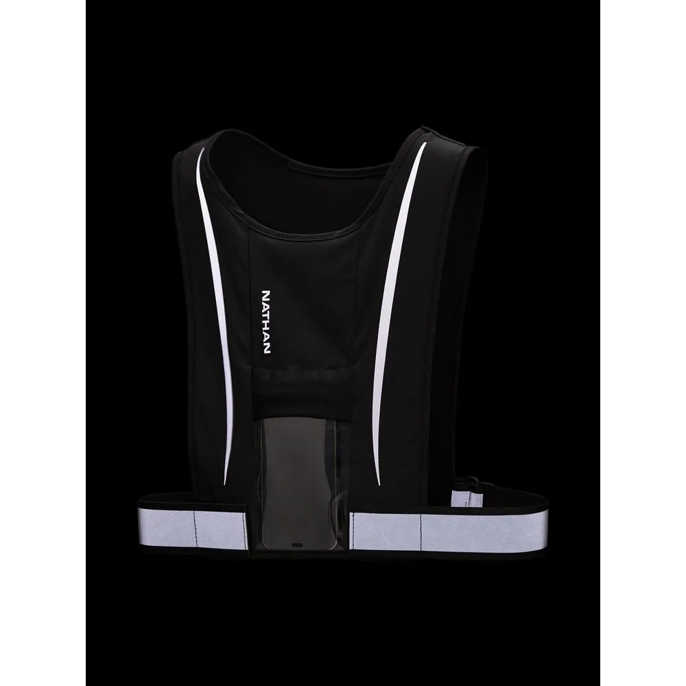 Unisex HYPERNIGHT REFLECTIVE STASH VEST - Black