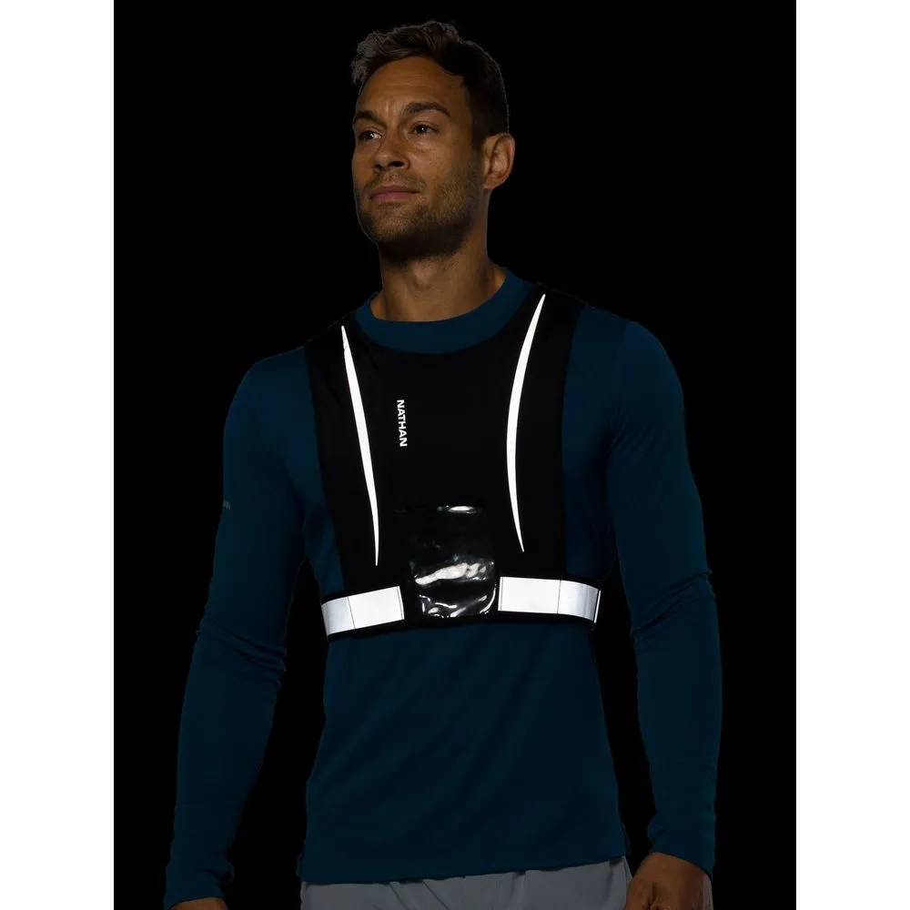 Unisex HYPERNIGHT REFLECTIVE STASH VEST - Black