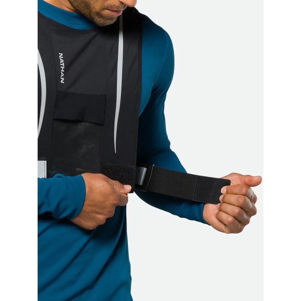 Unisex HYPERNIGHT REFLECTIVE STASH VEST - Black