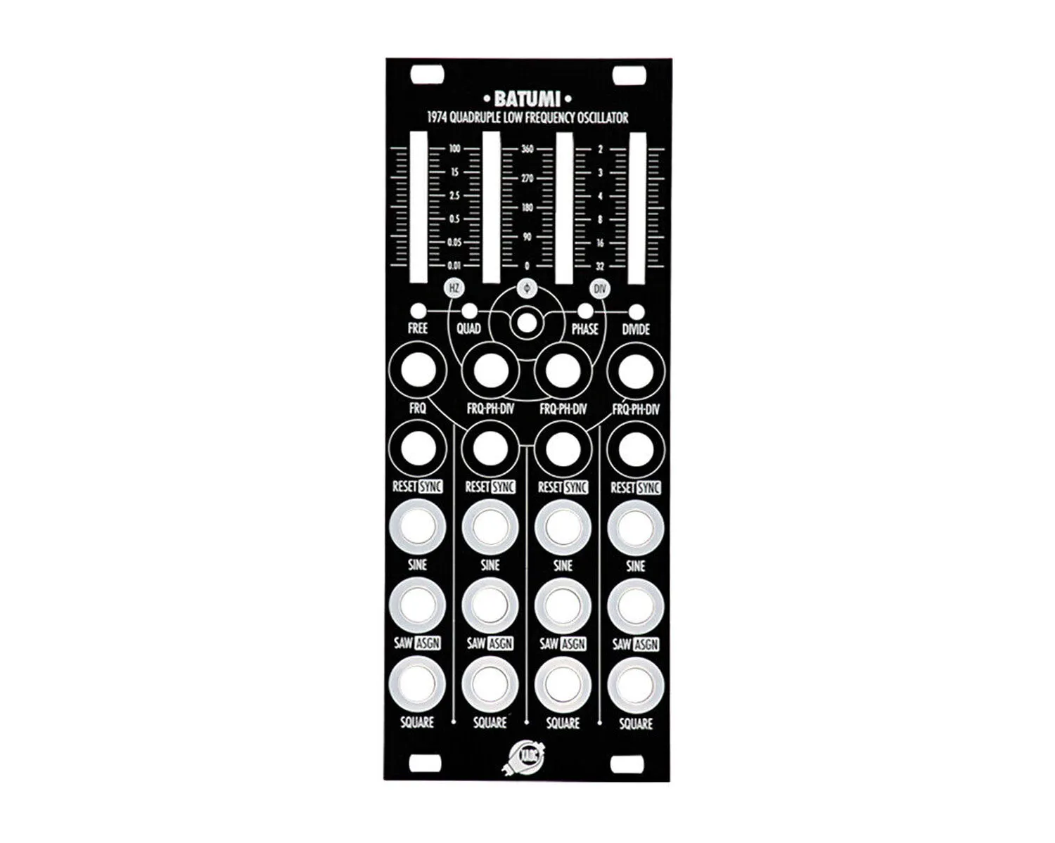 XAOC Devices BATUMI Replacement Panel - Black